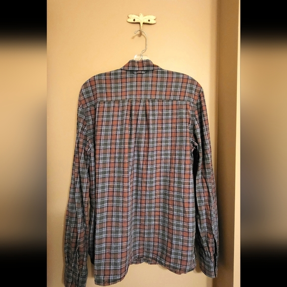James Perse. Plaid Check Casual Buttonup Shirt. Brushed Cotton Flannel. Sz 3/L - Picture 3 of 8
